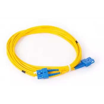 GETFORT GF-SUSUD5 Καλώδιο patch οπτικής ίνας Singlemode SC/UPC σε SC/UPC Duplex 5m κίτρινο