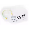 GETFORT PGF-5EUTP24-B5-G Patch Panel UTP Cat.5e 24 θυρών γκρι 1U τοποθέτηση σε βάση
