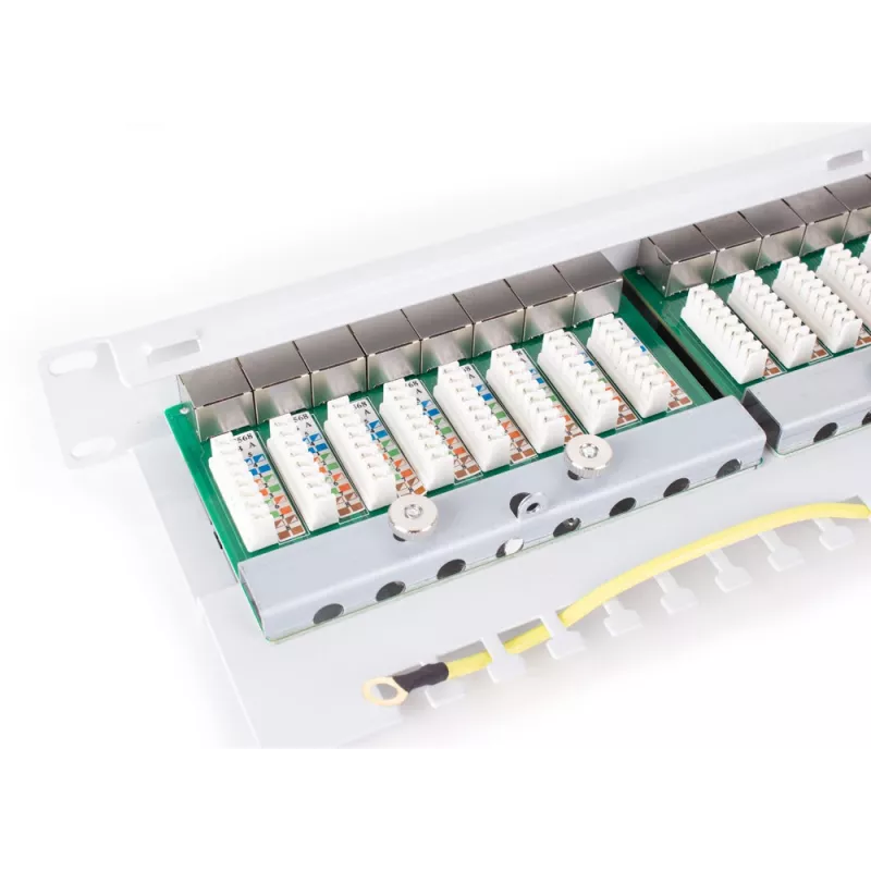 GETFORT PGF-5EFTP24-B6-G Patch Panel FTP Cat.5e 24 θυρών γκρι 1U