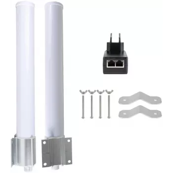 GETFORT GF-ANT-360 Πανκατευθυντική κεραία 12 dBi 2,4-2,5 GHz υποδοχή N λευκή