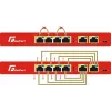 GETFORT GF-106-4PG-S-65 switch Gigabit PoE+ 5 θυρών (4 θύρες PoE+, 65W, 1 SFP) Desktop/Wall-Mount