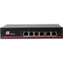 GETFORT GF-106-4PG-65 switch Gigabit PoE 6 θυρών (4 θύρες PoE+, 65W, unmanaged, desktop, μεταλλικό)