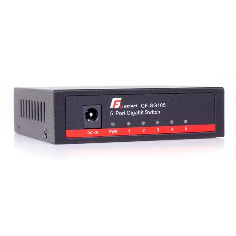 GETFORT SG105 switch Gigabit Ethernet 5 θυρών desktop