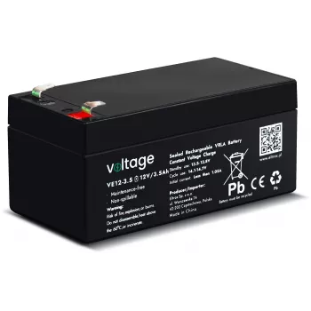 VOLTAGE μπαταρία AGM 12V 3,5Ah VE12-3.5 (διάρκεια ζωής 6-9 έτη)