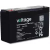 VOLTAGE μπαταρία AGM 6V 12Ah VE6-12 (διάρκεια ζωής 6-9 έτη)