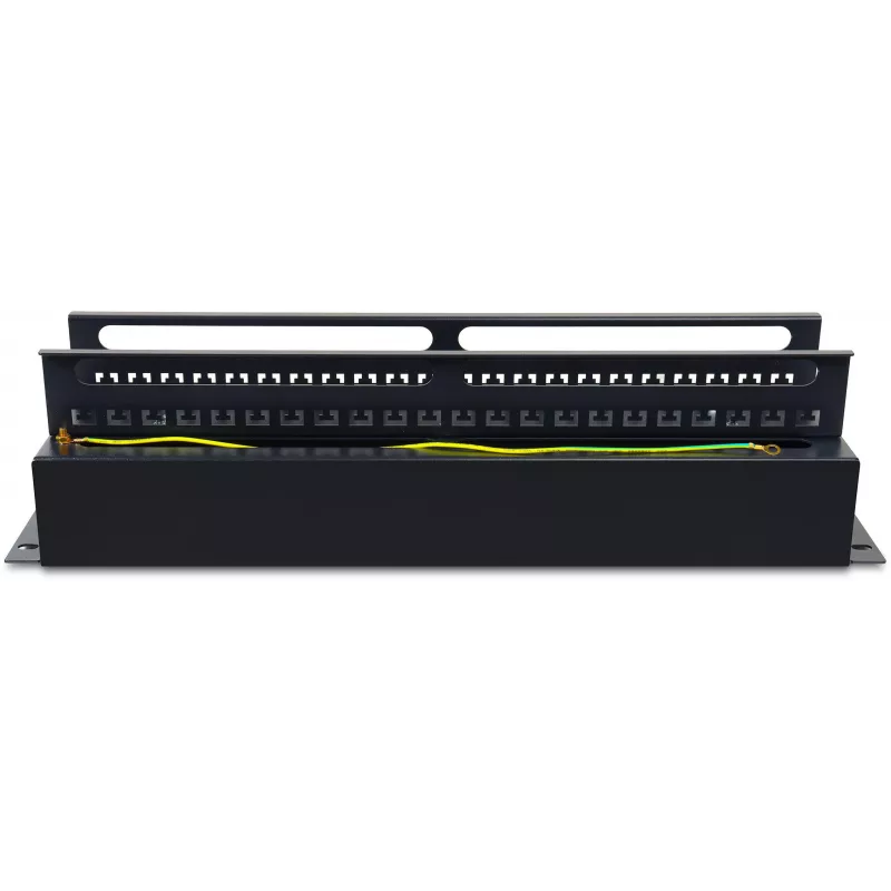 Getfort πίνακας διανομής ρεύματος 3U 22x Schuko 230V 16A καλώδιο 2m μαύρο