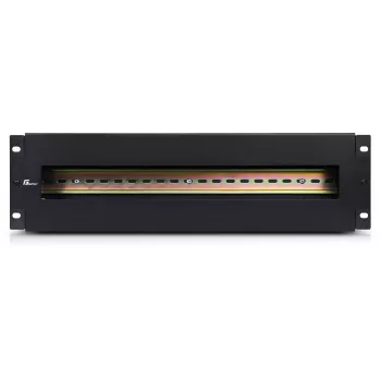 Getfort πίνακας διανομής ρεύματος 3U 22x Schuko 230V 16A καλώδιο 2m μαύρο