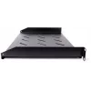 Getfort Ράφι Rack 19 ιντσών 1U 170mm Universal Μαύρο