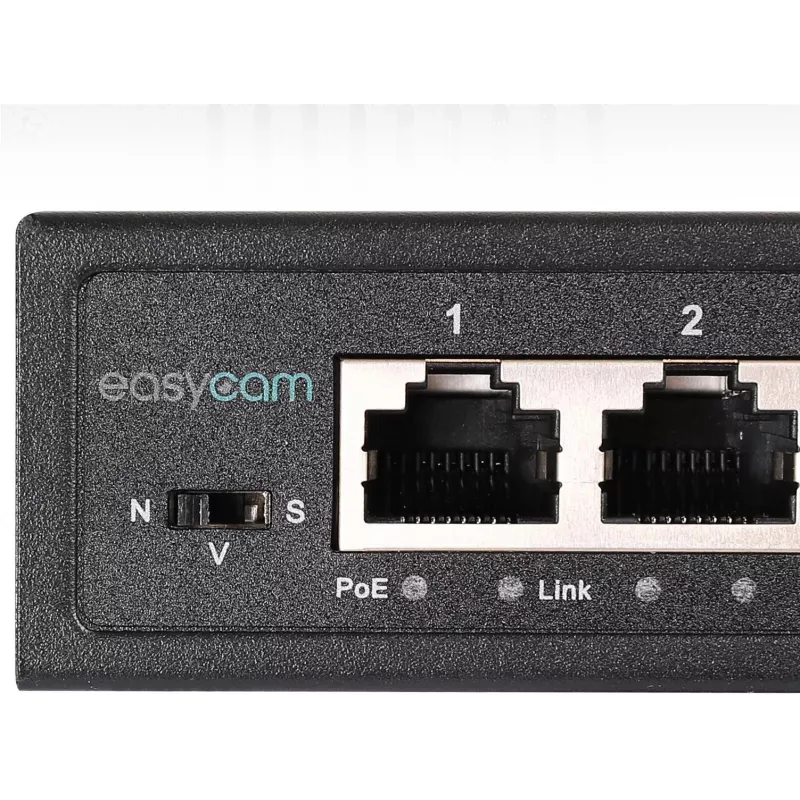 EasyCam EC-POE-SW82 Switch PoE 8 Θυρών 96W