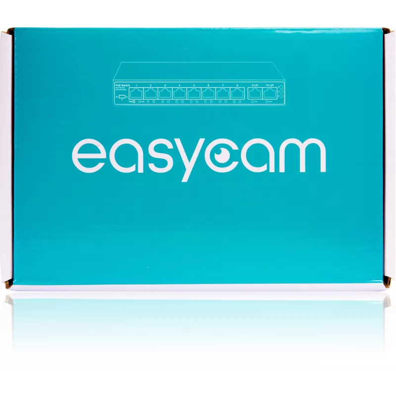 EasyCam EC-POE-SW82 Switch PoE 8 Θυρών 96W