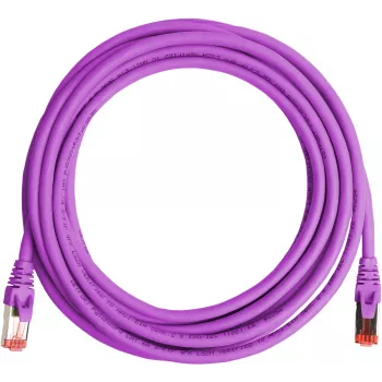 GETFORT Καλώδιο Ethernet Patch Cat.6A S/FTP LSOH 10m Μωβ