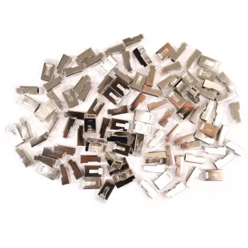 GETFORT Βύσμα RJ45 Cat.6 Θωρακισμένο 8P8C με Οδηγό Καλωδίου (100 Τεμ.)