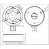 MITON MT-P1280-B Ηλεκτρολογικό Κουτί, Γκρι, ABS, IP65, 120x80x70mm
