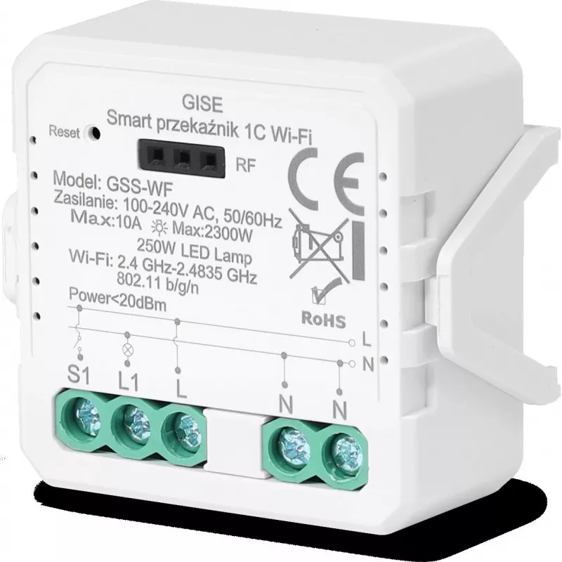 GISE Smart WiFi Module Μονό Ρελέ Tuya GSS-WF