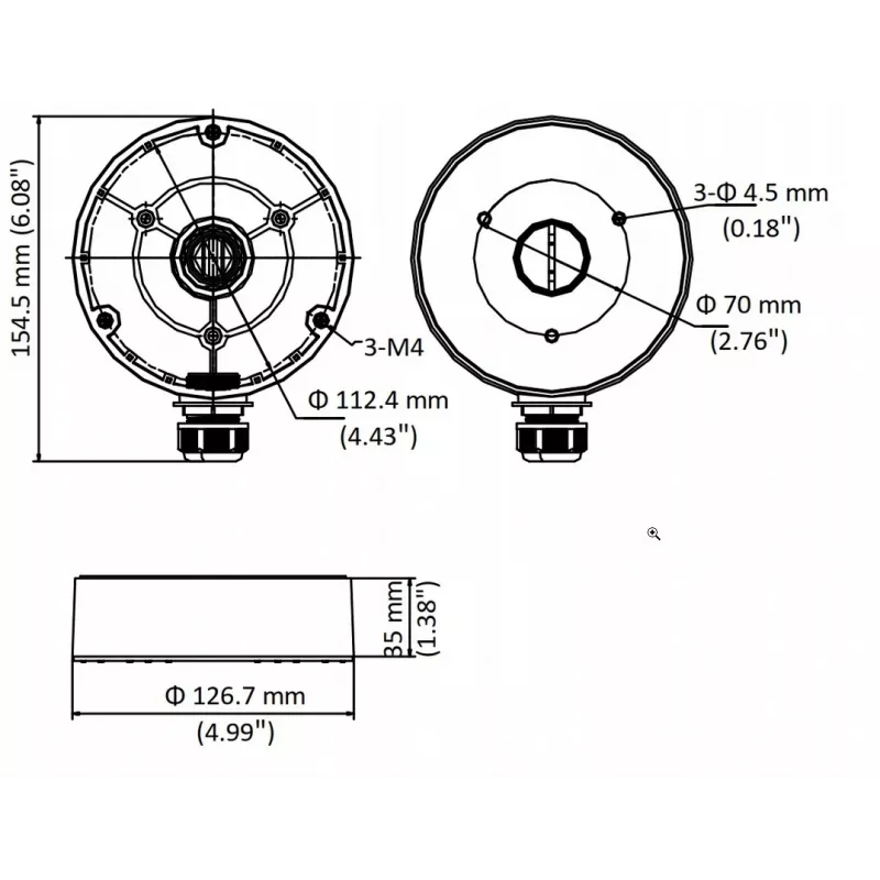 MITON MT-P1280-D8-B Multiswitch 8 Εξόδων με 9 Εισόδους, DiSEqC 2.0, Βύσμα F