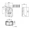 MITON MT-P203 Κουτί Διακλάδωσης Εξωτερικό Λευκό ABS IP20 80x80x40mm