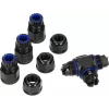 ORNO OR-AE-13602 Σύνδεσμος T IP68, 3x4mm², 450V/25A, Μαύρο