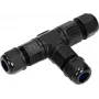 ORNO OR-AE-13602 Σύνδεσμος T IP68, 3x4mm², 450V/25A, Μαύρο