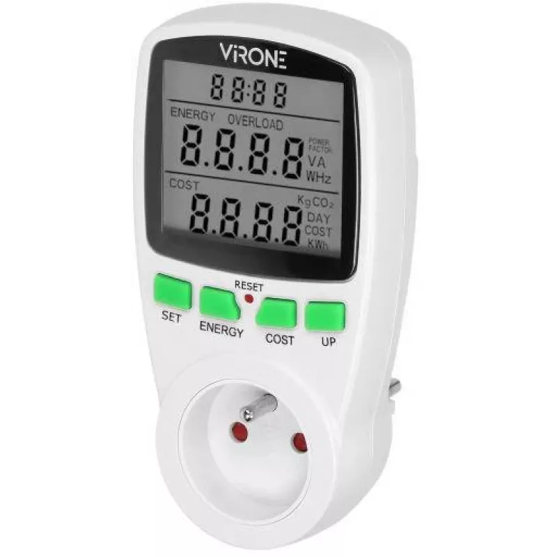 VIRONE EM-4 Μετρητής watt και υπολογιστής ενέργειας ενός τιμολογίου