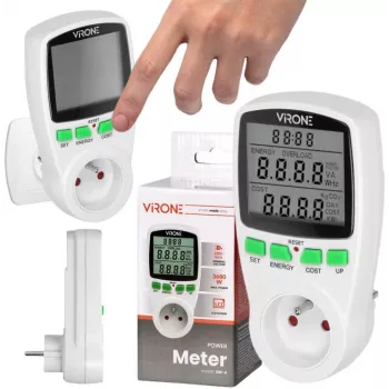 VIRONE EM-4 Μετρητής watt και υπολογιστής ενέργειας ενός τιμολογίου