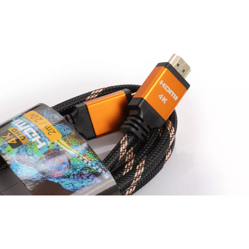 Καλώδιο HDMI-HDMI Opticum RED 4K UHD - 0,5 m (v2.0)