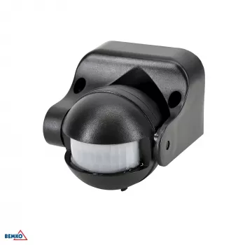 BEMKO Αισθητήρας κίνησης PIR 1200W 180° Μαύρο