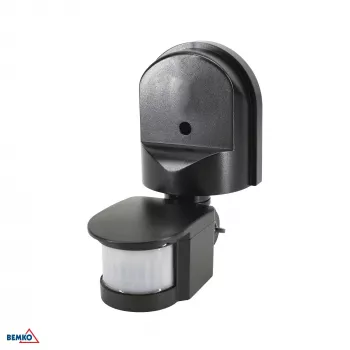 BEMKO Ανιχνευτής κίνησης PIR 1200W 180° Μαύρο