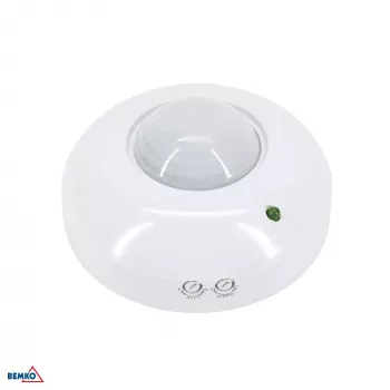 BEMKO Ανιχνευτής κίνησης PIR 1200W 360° Λευκό