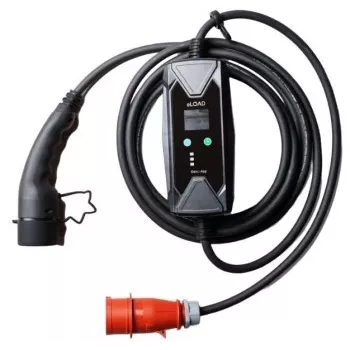 ELOAD TIE-EV16-P3-GEN2 Φορτιστής EV 11kW 3 φάσεων με τηλεχειρισμό, Type 2, καλώδιο 5m, IP54