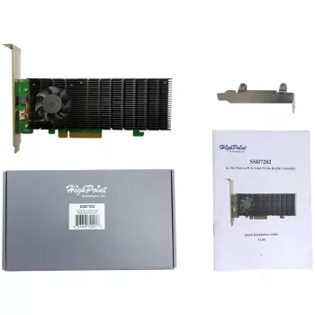 HighPoint SSD7202 Ελεγκτής αποθήκευσης NVMe RAID