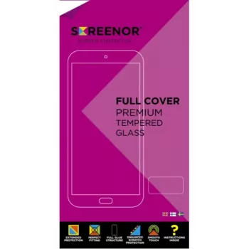 SCREENOR Μεμβράνη προστασίας οθόνης από tempered glass για OPPO A17/A18, New Full Cover
