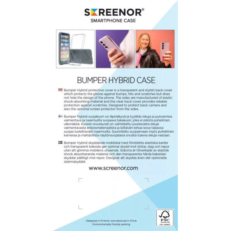 SCREENOR Bumper-θήκη για Samsung Galaxy A37, διαφανές