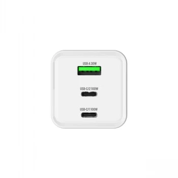 GRATEQ HALTI GaN PD/PPS 2xUSB-C/1xUSB-A 100W Φορτιστής Τοίχου Μαύρο
