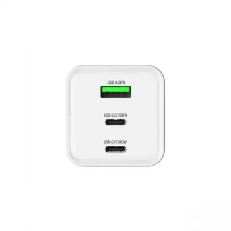 GRATEQ HALTI GaN PD/PPS 2xUSB-C/1xUSB-A 100W Φορτιστής Τοίχου Μαύρο
