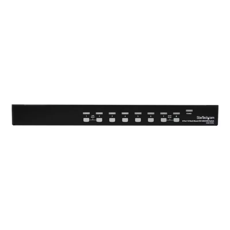 StarTech.com 8 Port 1U DVI USB KVM Switch - 8-θέσιο DVI-I / USB-B Switch για τοποθέτηση σε rack