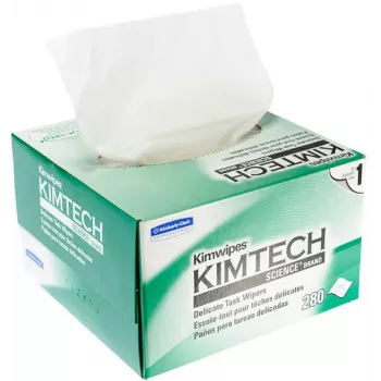 KIMBERLY-CLARK KIMTECH SCIENCE Delicate Task Wipers, 280 πανιά ανά κουτί, Λευκό, 1 φύλλου, χαμηλής τριβής, κουτί διανομής