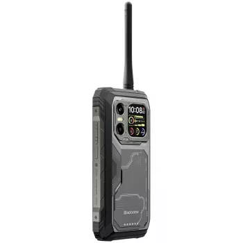Blackview XPLORE 1 Walkie-Talkie 22 km 5G Ανθεκτικό τηλέφωνο 6,78 ιντσών FHD 2460x1080 120Hz + 2,01 ιντσών 296x240 12+256 GB MTK Dimensity 7050 Octa-Core 2,4 GHz Κάμερα 50+64+20 MP νυχτερινή όραση 20000 mAh NFC Gorilla Glass 5 Android 15 MIL-STD Μαύρο