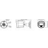 Hikvision DS-2CE16D0T-LPFS(2.8mm) 2MP IR Mini Bullet Κάμερα, 4-in-1 έξοδος βίντεο, IP67