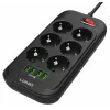 LDNIO SE6403 Πολύπριζο, 6 πρίζες + 4 USB