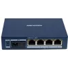 Hikvision DS-3D504TP-A Unmanaged Industrial PoE Switch, 4 Θύρες PoE+, 1 SFP Uplink, 60W Budget