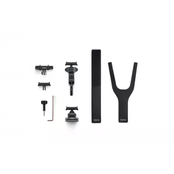DJI Osmo Action Road Cycling Kit (Ζώνη στήθους, βάση τιμονιού, αυτοκόλλητες βάσεις) - Μαύρο