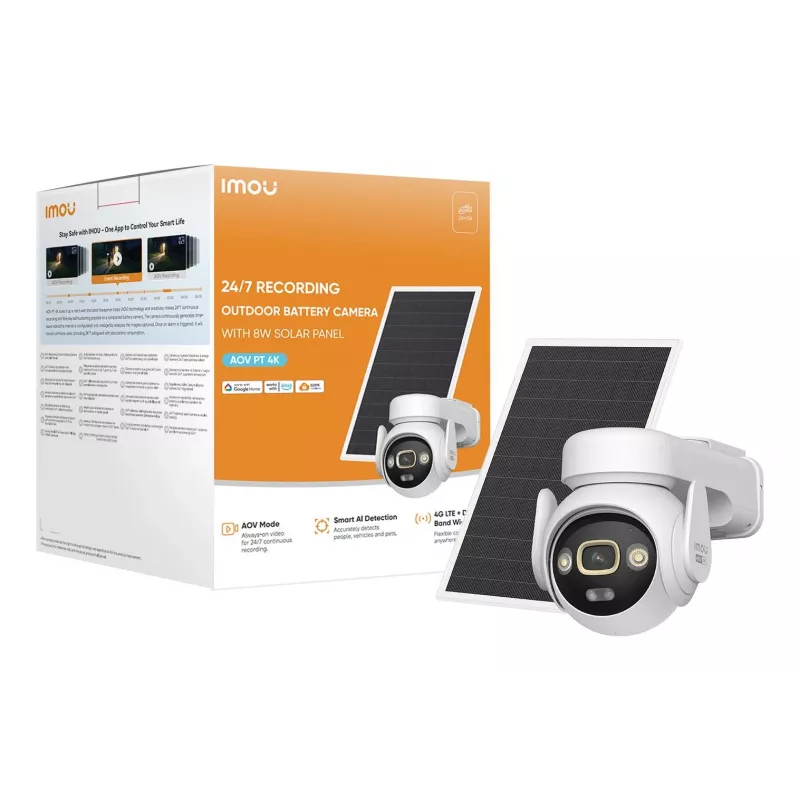 Imou IPC-SA7E-T-8M0T3/FSP008 4K AOV PT Wi-Fi Camera Kit