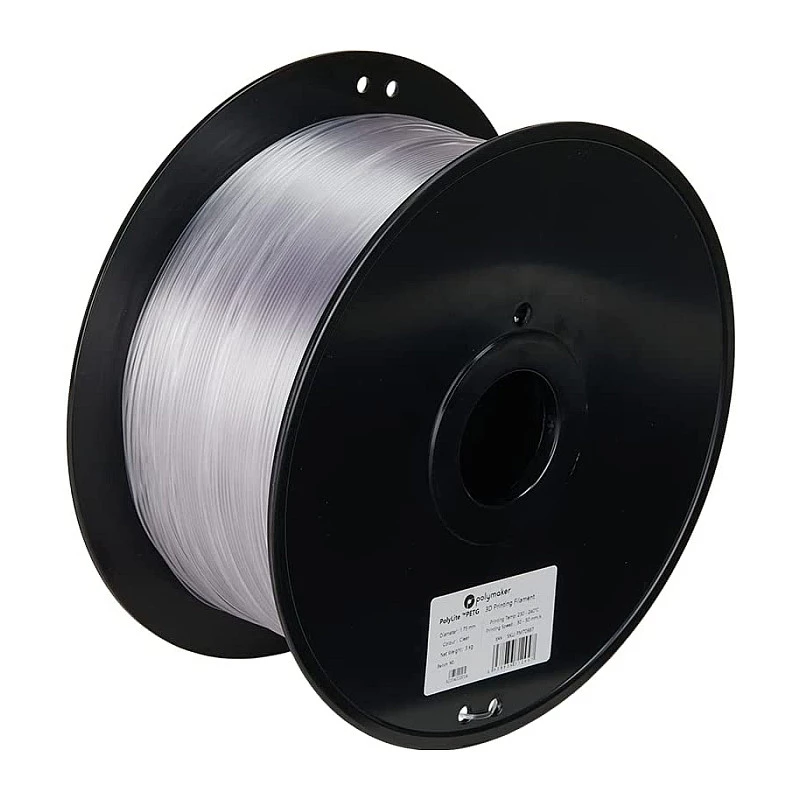 POLMASK PETG 1,75mm Διαφανές 1kg 3D Printer Filament