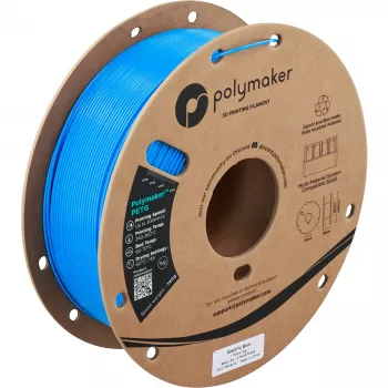 Polymaker PETG νήμα 3D εκτυπωτή, 1,75 mm, 1 kg, Electric Blue (PB05012)
