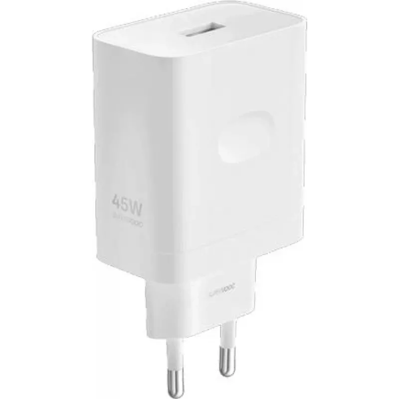 Realme 45W SuperVOOC USB-A επιτοίχιος φορτιστής, λευκό