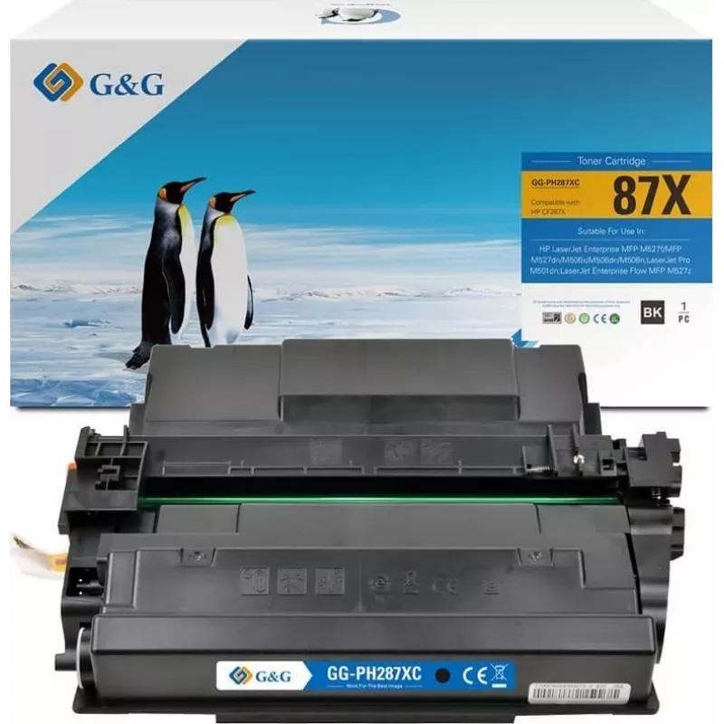 G&G XL τόνερ συμβατό με HP 87X (CF287X)