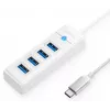 ORICO PW4U-C3-015-WH-EP USB-C Hub 4x USB-A 3.2 Gen 1 λευκό