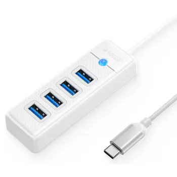 ORICO PW4U-C3-015-WH-EP USB-C Hub 4x USB-A 3.2 Gen 1 λευκό