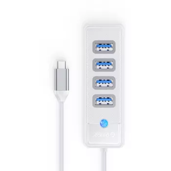 ORICO PW4U-C3-015-WH-EP USB-C Hub 4x USB-A 3.2 Gen 1 λευκό