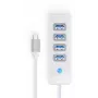 ORICO PW4U-C3-015-WH-EP USB-C Hub 4x USB-A 3.2 Gen 1 λευκό